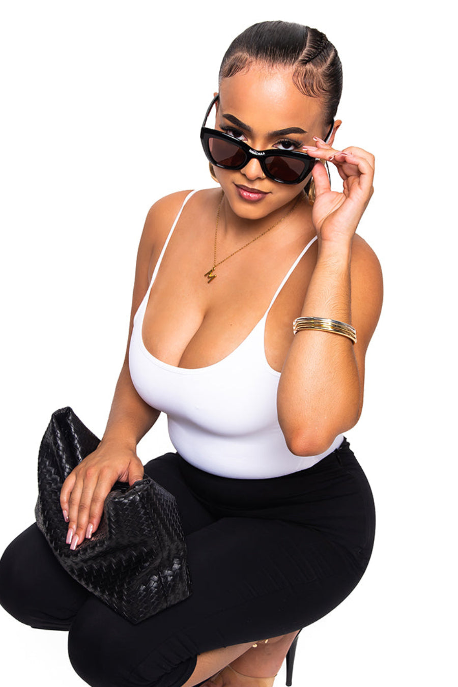 MODEL - CAT EYE BLACK